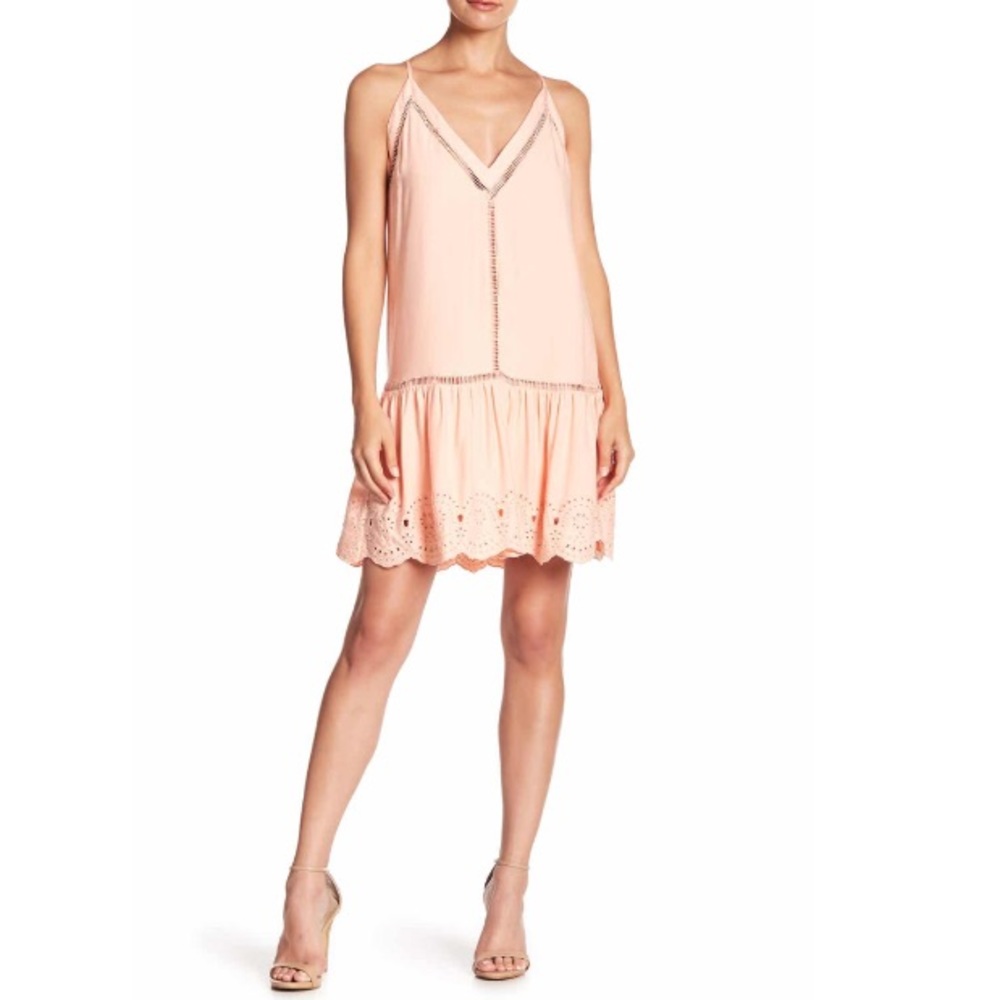 BB Dakota Karolyn Eyelet Hem Dress
